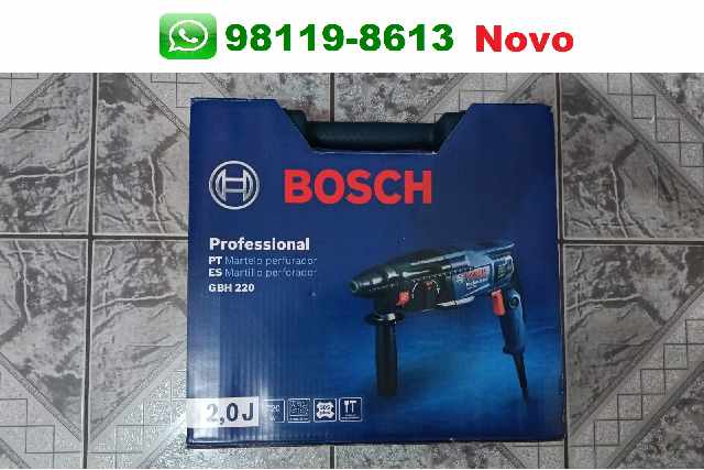 Foto 1 - Martelete Bosch Rompedor e rotativo  NOVO